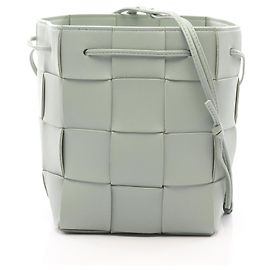 Borsa a secchiello Bottega Veneta Maxi Intrecciato Small Cassette