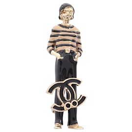 Chanel Mademoiselle Doll 100th Anniversary Brosche