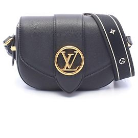 Louis Vuitton LV PONT 9 Pont Neuf Soft PM Noir Schultertasche