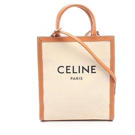 Céline Celine Small Vertical Cabas 2-Way Tote Bag