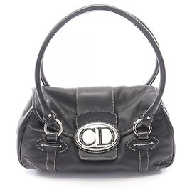 Christian Dior Handtasche aus schwarzem Leder