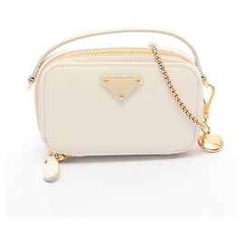Sac à épaule mini pochette Prada Triangle Logo