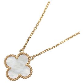 Collana Van Cleef & Arpels Vintage Alhambra in madreperla