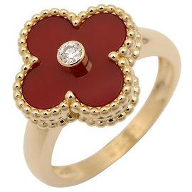 Bague Van Cleef & Arpels Vintage Alhambra 1PD