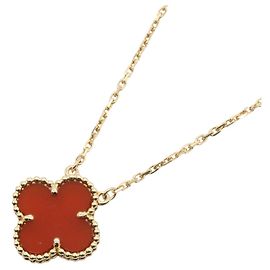 Collana Van Cleef & Arpels Vintage Alhambra Corniola