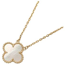Collana Van Cleef & Arpels Vintage Alhambra in madreperla