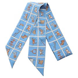 Hermès Hermes Twilly Couvertures et Tenues de Jour Scarf
