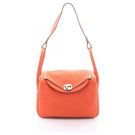 Hermès Bolsa de ombro Hermes Lindy 26 Orange Poppy