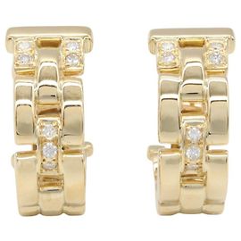 Orecchini Cartier Maillon Panthère Diamanti