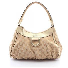 Bolso de hombro Gucci Abbey GG Canvas