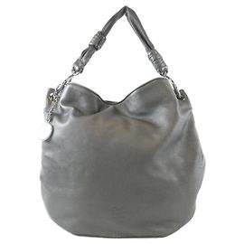 Borsa a tracolla Loewe in pelle argento