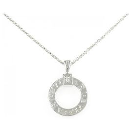 Bulgari Collar Bvlgari de oro blanco 18K y diamantes