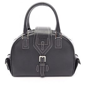 Loewe Senda Handtasche aus schwarzem Leder