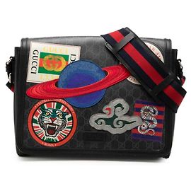 Borsa a tracolla Gucci GG Supreme Courier