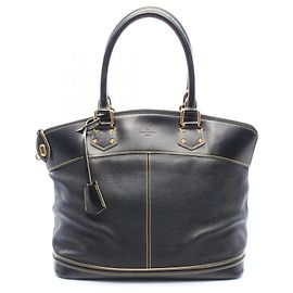 Borsa Louis Vuitton Lockit GM Suhali Noir