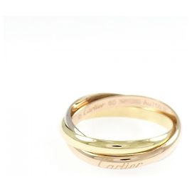 Anello Cartier Trinity in oro rosa bianco e giallo 18K