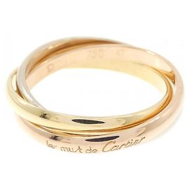 Anello Cartier Trinity in oro rosa bianco e giallo 18K