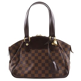 Borsa Louis Vuitton Damier Ebene Verona PM Marrone