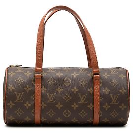 Borsa a mano Louis Vuitton Monogram Papillon 30 Marrone