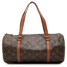 Borsa a mano Louis Vuitton Monogram Papillon 30 Marrone