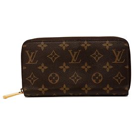 Portafoglio lungo Zippy Monogram Louis Vuitton marrone
