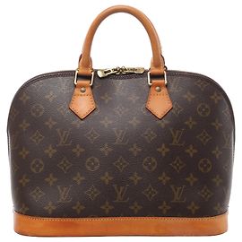 Sac à main Louis Vuitton Alma Monogram Canvas en marron M51130