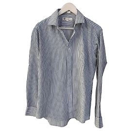 Camisa Pierre Balmain Monsieur Listrada Azul e Branca