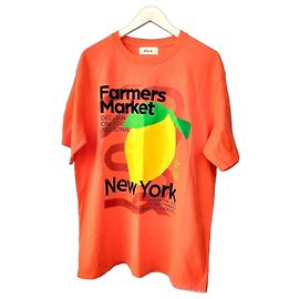 Autre Marque Mlook Camiseta laranja "Farmers Market New York"