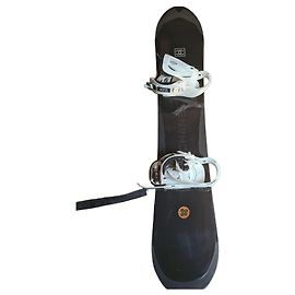 Chanel Black Snowboard with Carrying Case