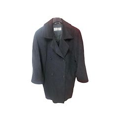 Abrigo Max Mara cruzado de lana virgen gris
