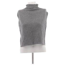 Magda Butrym Top de cashmere cinza