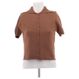Magda Butrym Cardigan aus Baumwolle Braun