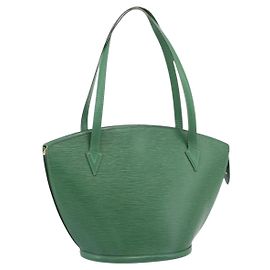 LOUIS VUITTON Epi Saint Jacques Shopping Shoulder Bag Green M52264