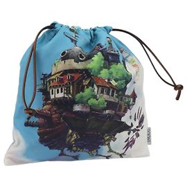 LOEWE Studio Ghibli Howl's Moving Castle Pouch Nylon Blue