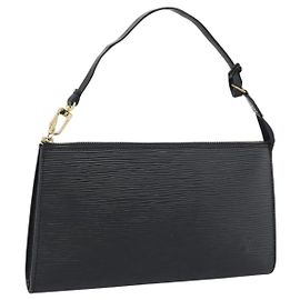 LOUIS VUITTON Epi Pochette Accessoires Accessory Pouch Black M52982