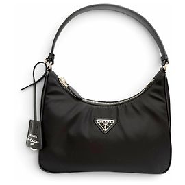 Prada Re-Edition 2005 Re-Nylon Handtasche mit Dreiecks-Logo