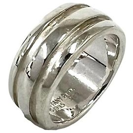 Tiffany & Co Tiffany Vintage Grooved Double Line Band Ring