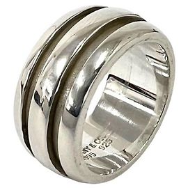 Tiffany & Co Tiffany Vintage Grooved Double Line Band Ring