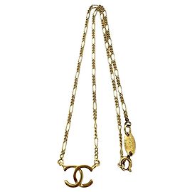 CHANEL Vintage Coco Mark Motif GP Halskette Anhänger