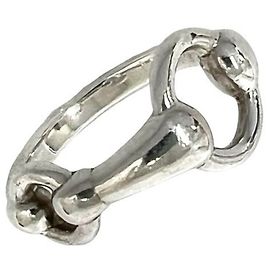 Hermès Anello Hermes Vintage Horsebit in Argento 925