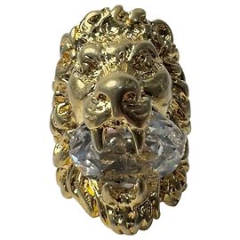 Anello Gucci Lion Head con Cristalli