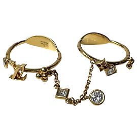Anello a Fascia Placcato Oro Louis Vuitton