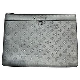Louis Vuitton Monogram Shadow Pochette Discovery Clutch Bag