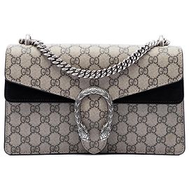 Gucci Dionysus Schultertasche Medium GG Supreme Beige