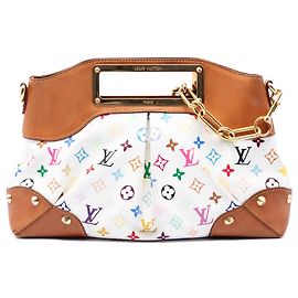 Louis Vuitton White Monogram Multicolore Judy MM