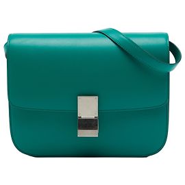 Céline Celine Blue Medium Calfskin Classic Box