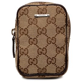 Gucci Beige GG Canvas Cigarette Pouch