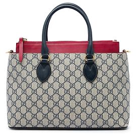 Sac Satchel Gucci Beige GG Supreme Linea A