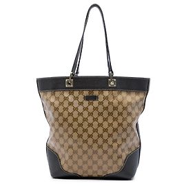 Gucci Beige GG Crystal Tote
