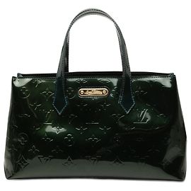 Louis Vuitton Green Monogram Vernis Wilshire PM